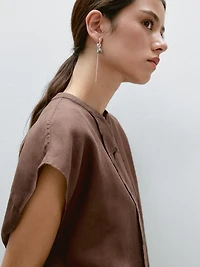 Waistcoat with buttoned chest detail