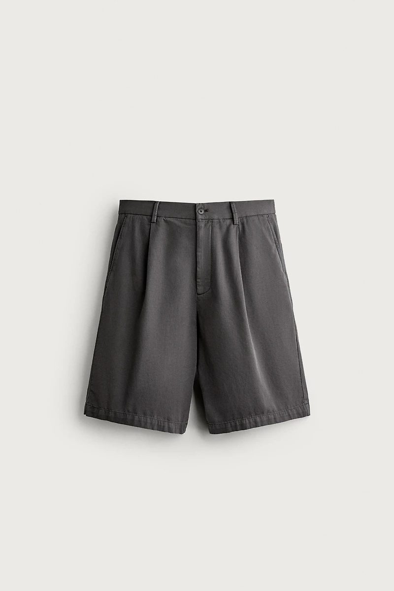 WASHED RELAXED FIT SHORTS