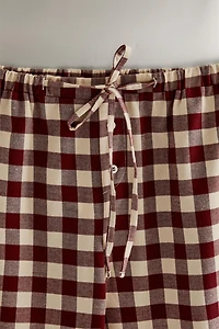 CHRISTMAS GINGHAM PANTS