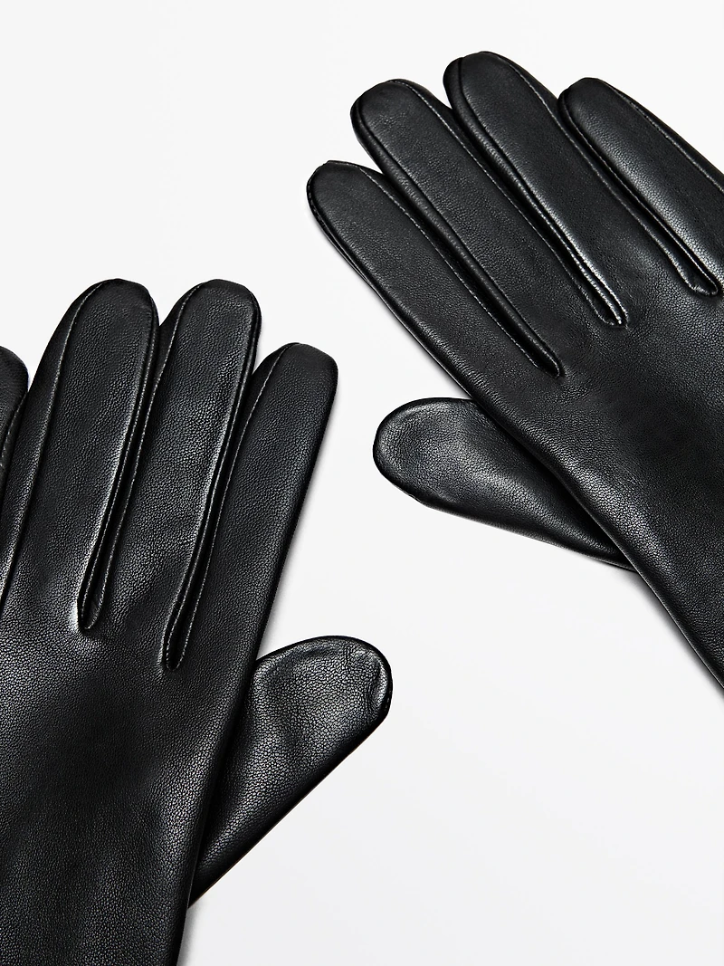 Gants en cuir nappa