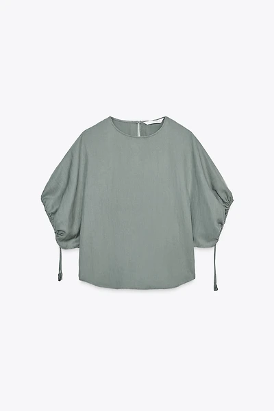 ZW COLLECTION PUFF SLEEVE BLOUSE