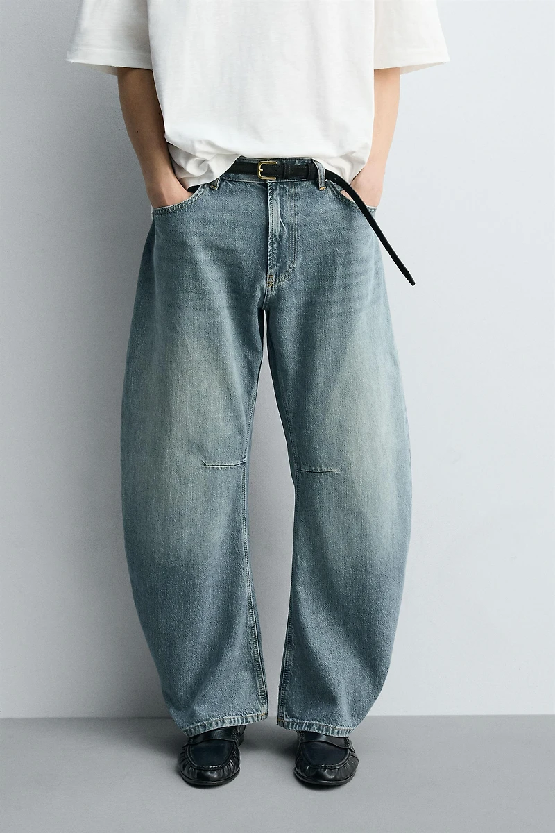 RELAXED BARREL FIT JEANS