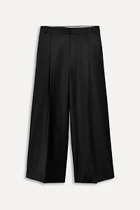 50TH ANNIVERSARY WOOL BLEND PLEATED PANTS