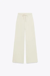 STRAIGHT LEG COTTON PANTS