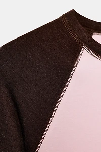 CONTRAST RAGLAN T-SHIRT