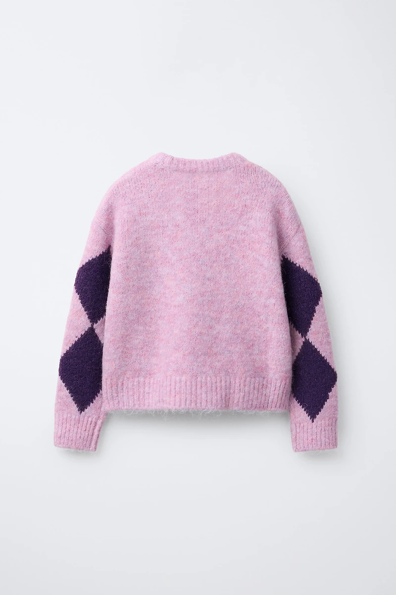 DIAMOND KNIT JUMPER