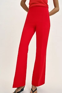 HIGH-WAISTED PANTS WITH BACK ZIP