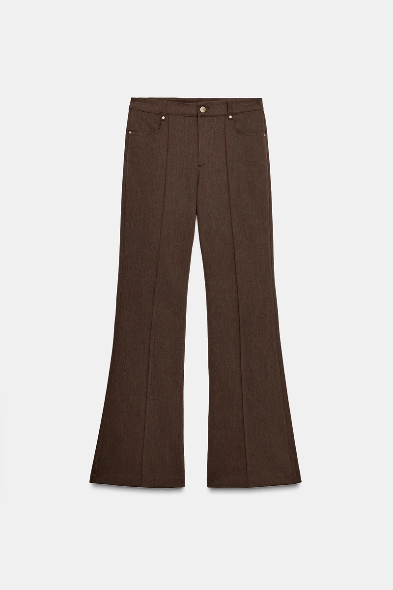 HIGH-WAISTED FLARE PANTS