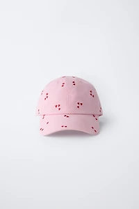 FLOCKED HEARTS CAP