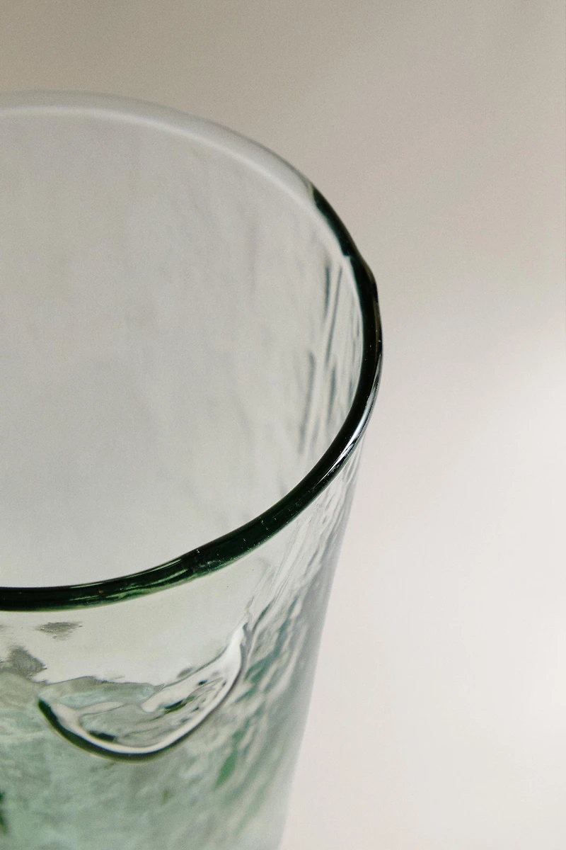 CHRISTMAS HEART GLASS TUMBLER