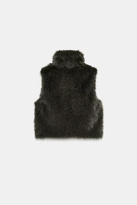 FAUX FUR VEST