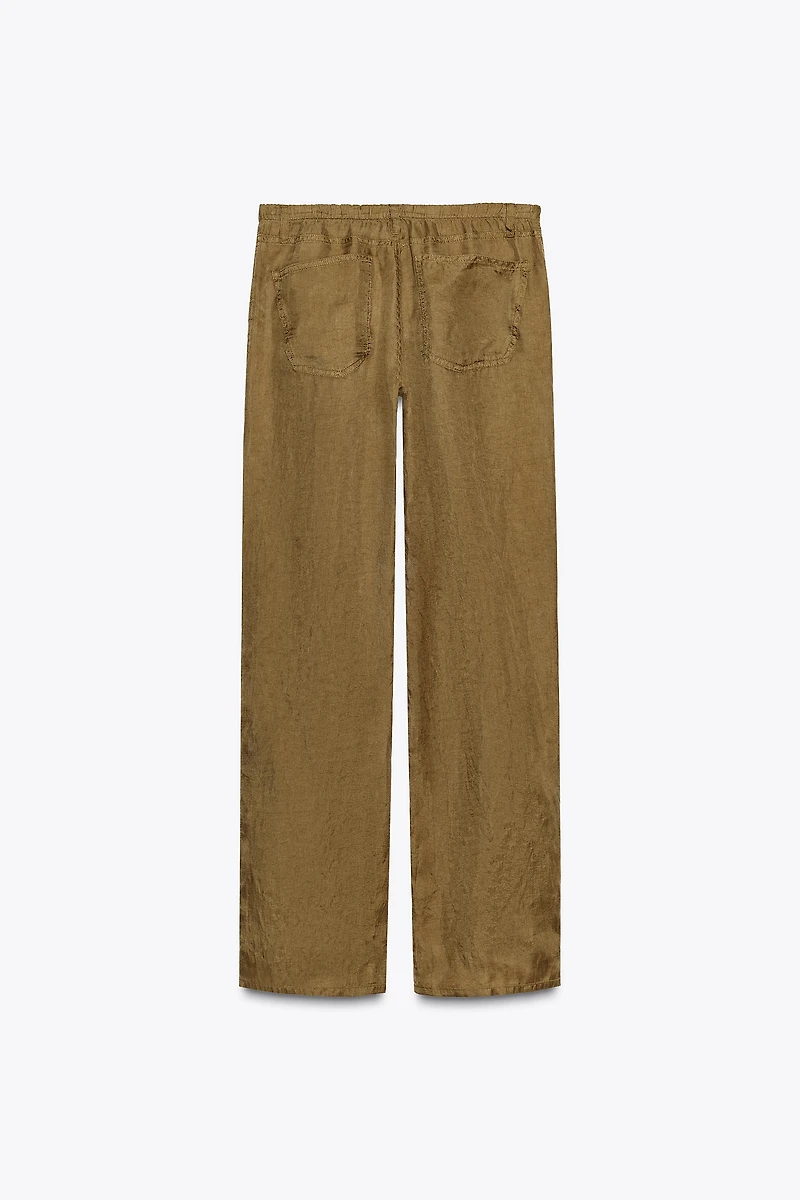 TIED PAJAMA PANTS