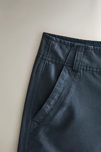 COTTON BERMUDA SHORTS
