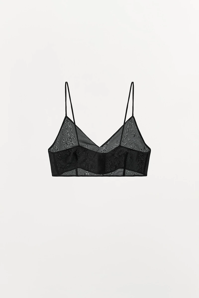 100% SILK CROP TOP