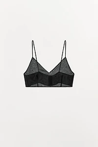 100% SILK CROP TOP