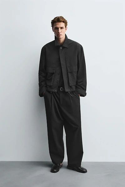 BOXY FIT POCKET JACKET