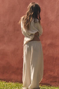 TIED PALAZZO PANTS
