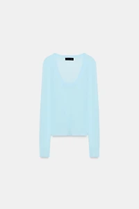 EXTRA-FINE KNIT TOP