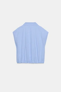 CROPPED GINGHAM SHIRT