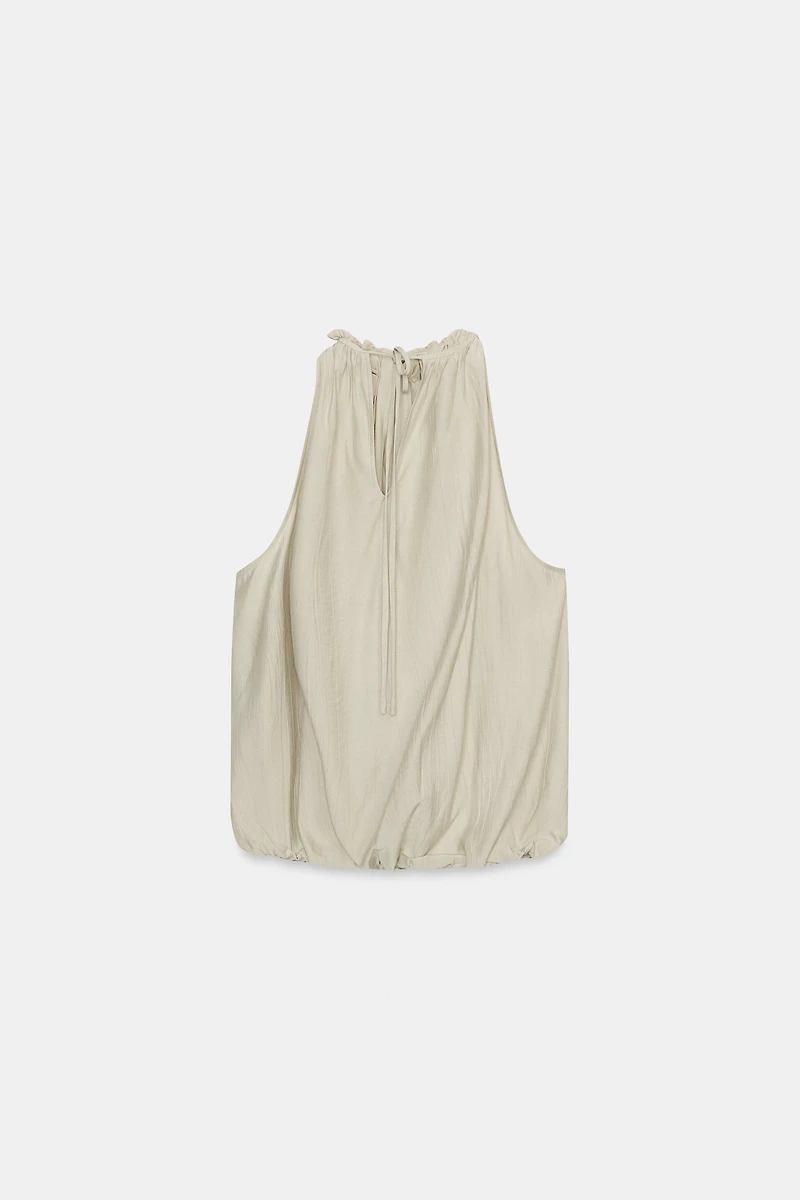 TOP HALTER BALLON FANTAISIE