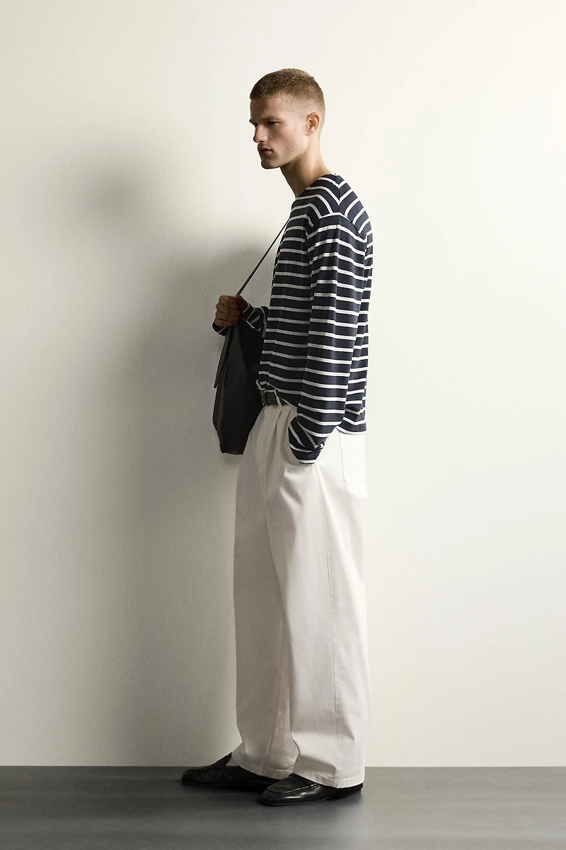 STRIPED JACQUARD T-SHIRT AARON LEVINE X ZARA