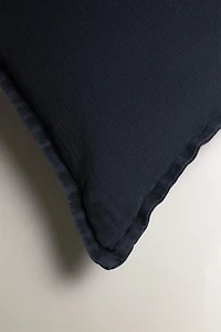 FADED LINEN THROW PILLOW COVER