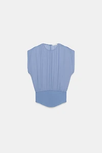 COMBINATION GEORGETTE TOP