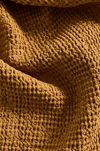 MINI WAFFLE-KNIT BATH TOWEL