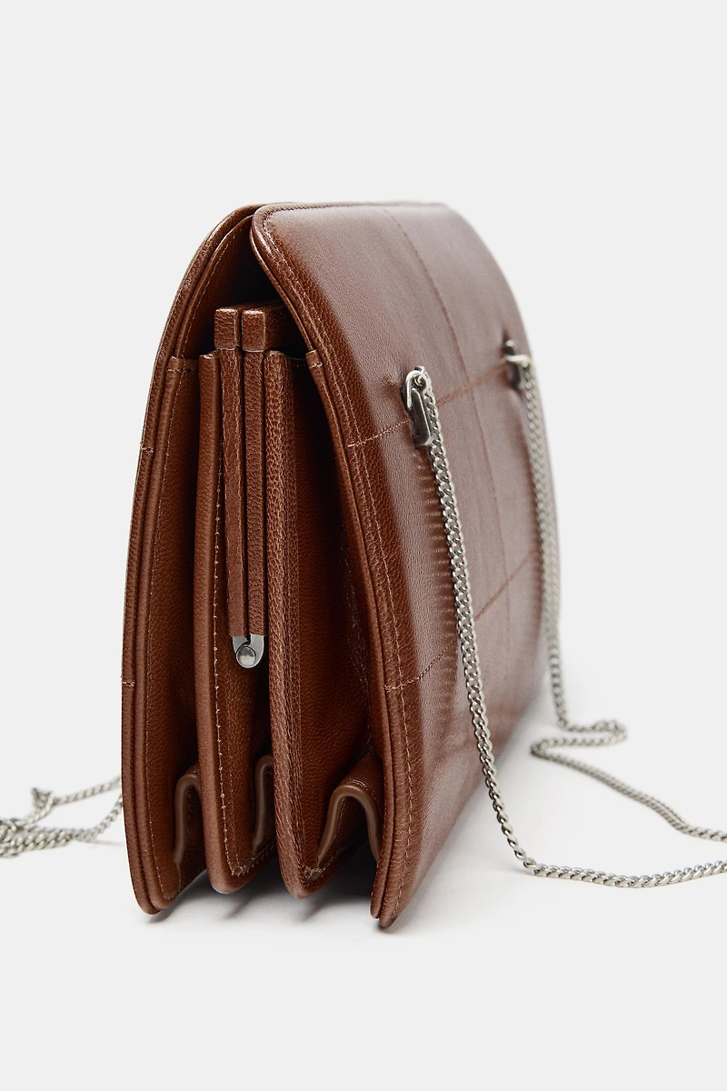 LEATHER SHOULDER BAG