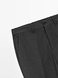 Pantalon laine total look