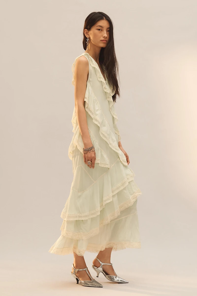 LIMITED EDITION LACE RUFFLE DRESS