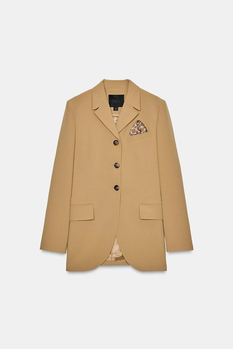 TAILORED BLAZER WITH SCARF ZW COLLECTION