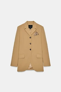 TAILORED BLAZER WITH SCARF ZW COLLECTION