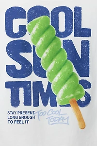 ICE CREAM PRINT T-SHIRT