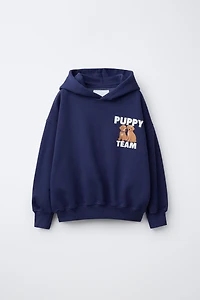 DOG TEXT HOODIE