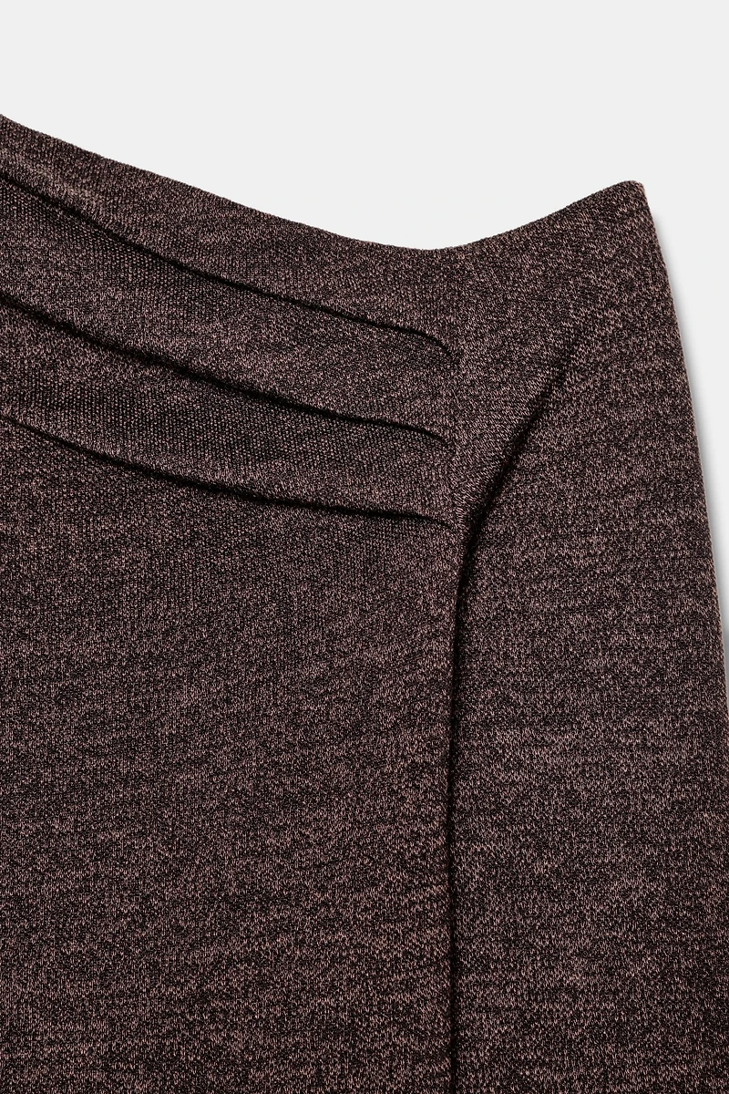 ASYMMETRIC PIQUÉ TOP