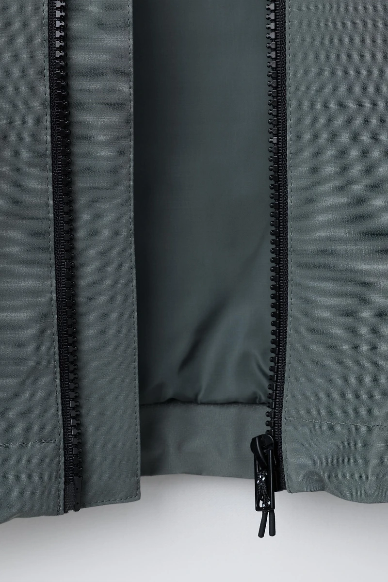 WATER REPELLENT TEXT JACKET