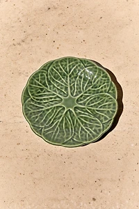 STONEWARE CABBAGE  SIDE PLATE