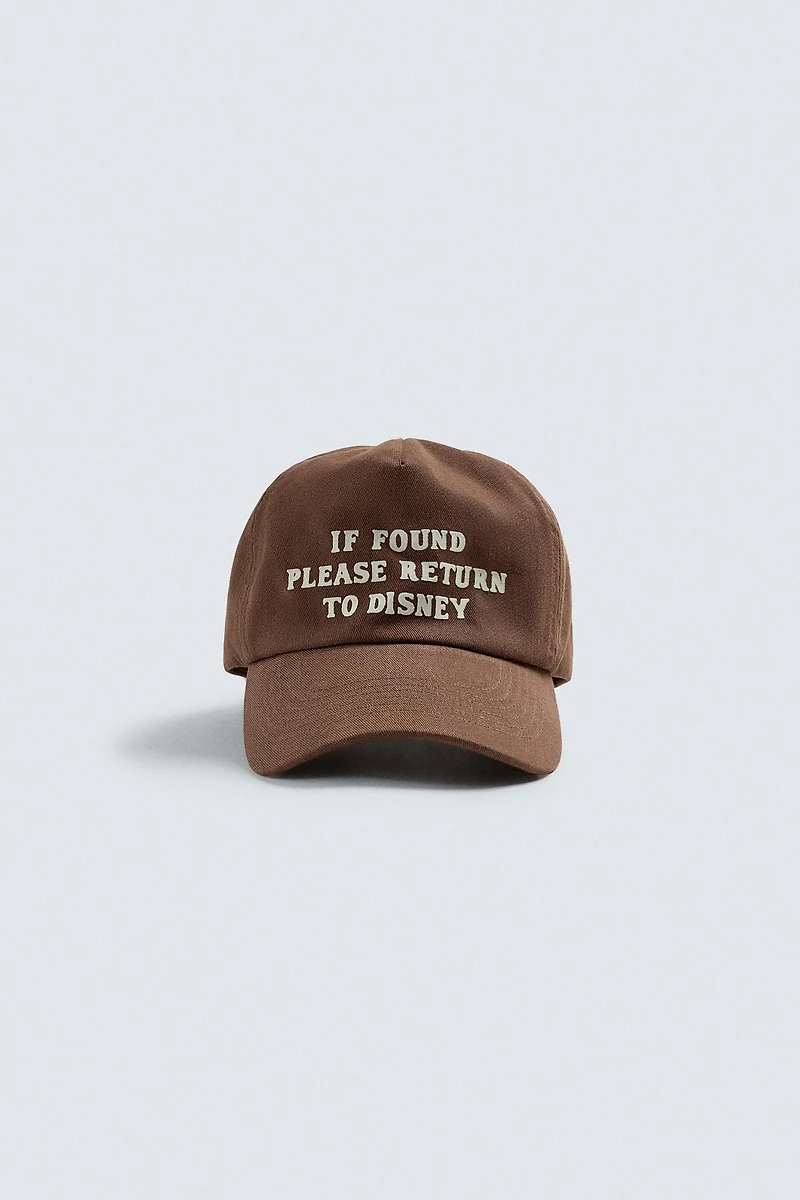 TEXT CAP HARRY LAMBERT FOR ZARA X DISNEY