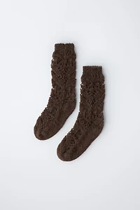 CHAUSSETTES CHAUDES EN LAINE ET ALPAGA