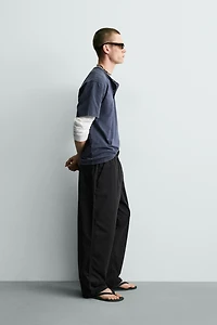 RELAXED FIT COTTON PANTS