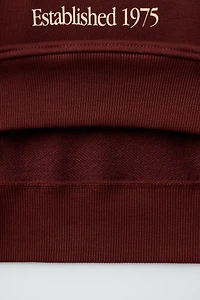 ENSEMBLE SWEAT ZIPPÉ ET PANTALON JOG TEXTE
