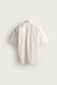 STRIPED JACQUARD REGULAR FIT SHIRT