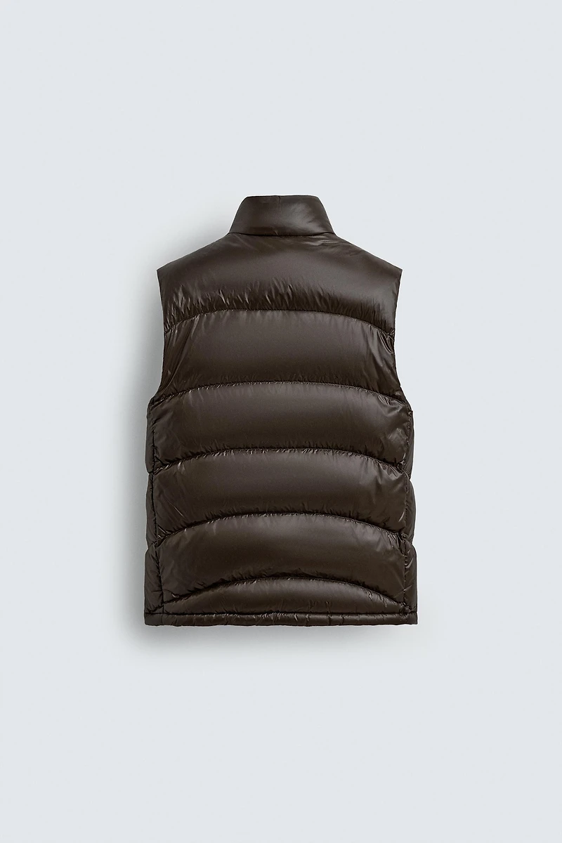 100% FEATHER WATER REPELLENT DOWN VEST
