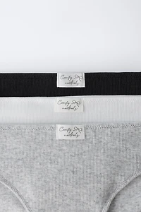 9-14 YEARS/ THREE-PACK OF LABEL UNDERWEAR