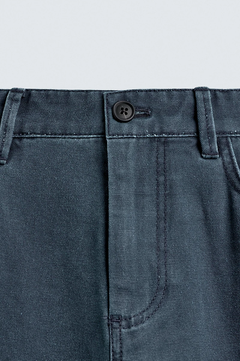 PANTALON STRAIGHT FIT DÉLAV