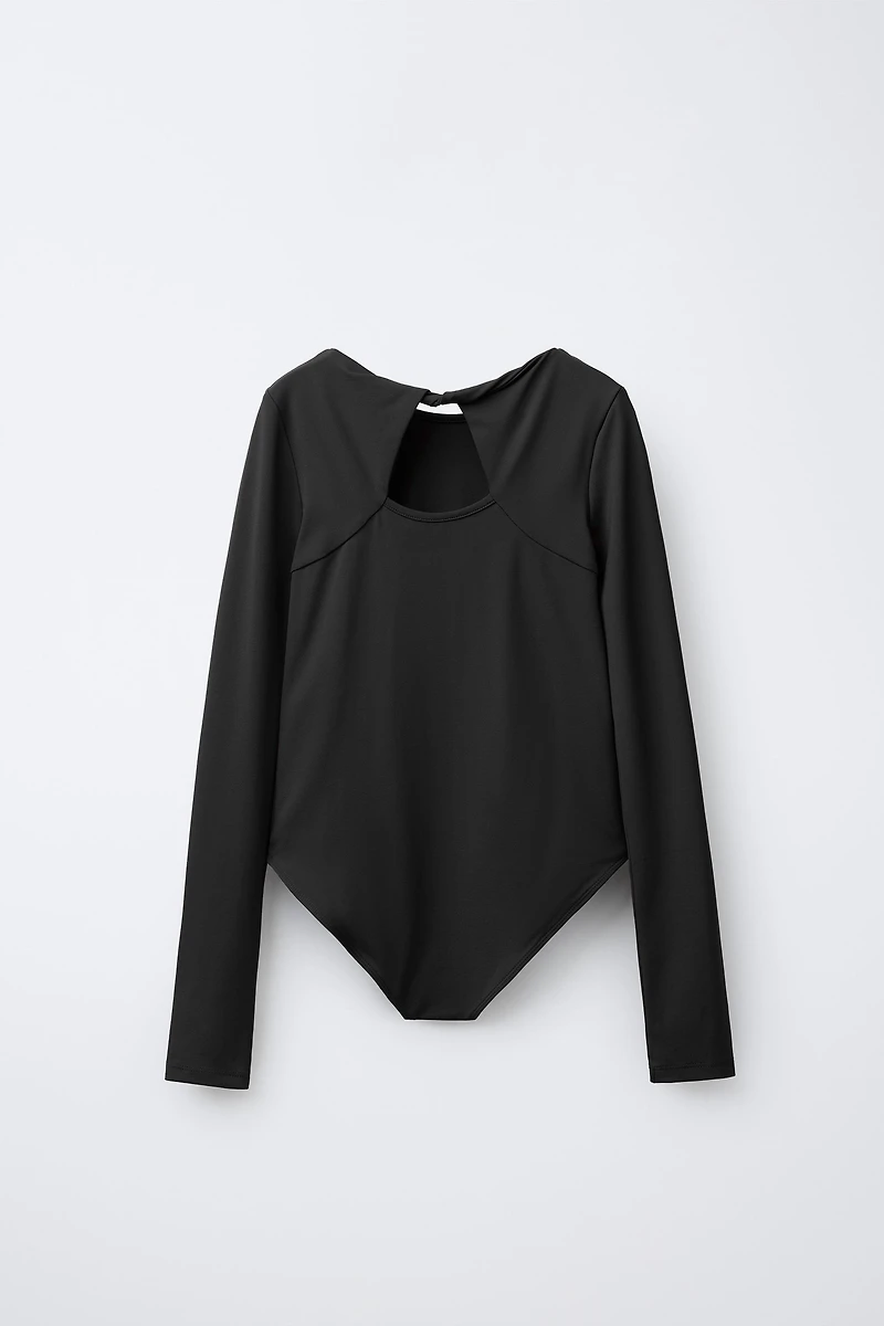 POLYAMIDE CUT OUT BODYSUIT