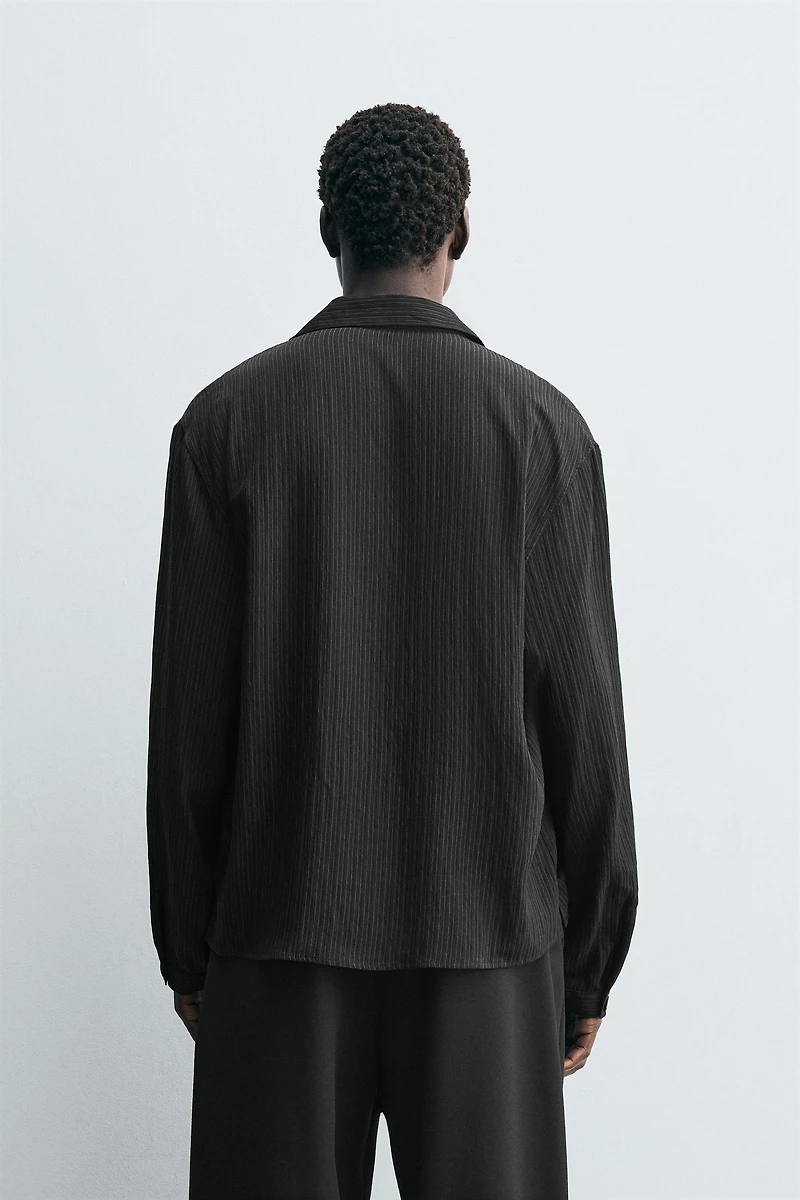 STRIPED KIMONO SHIRT