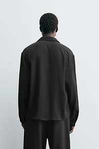 STRIPED KIMONO SHIRT