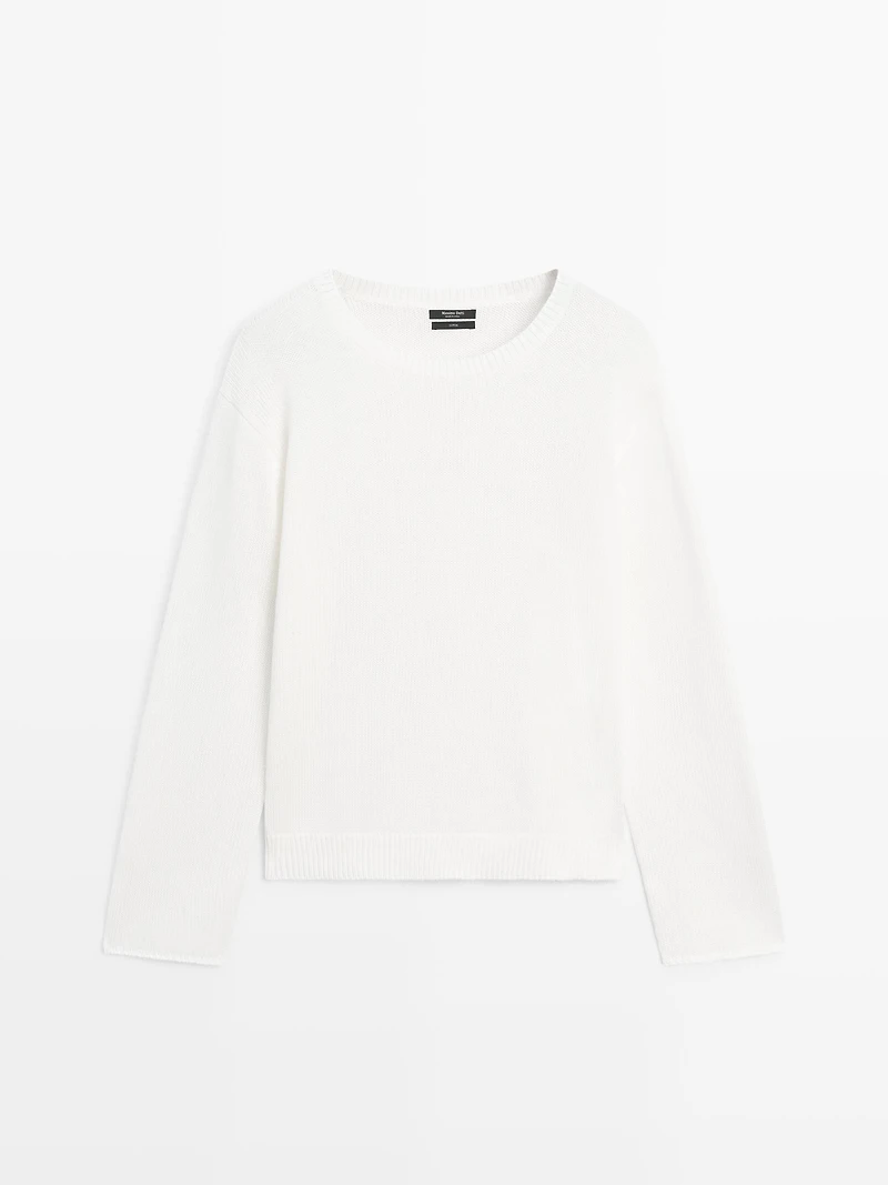 Pull maille coton mercerisé